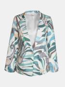 Mucho Gusto Blazer moon watercolor green with paisley