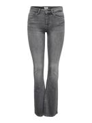 Only Onlblush life mid flared tai0918 grey denim