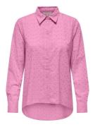 Only Onlalfie nice emb ls high low shirt -