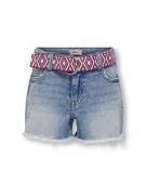 Only Kogrobyn belt vintage dnm shorts az blue denim