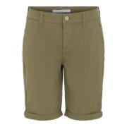 MAC Jeans chino shorts, fade out gabardine army