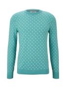 Tom Tailor 1026327 printed sweater mint