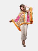 Mucho Gusto Poncho portinatx tropisch patchwork