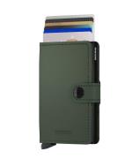 Secrid Mm miniwallet matte green black