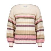 Red Button Sweater srb4320 sammy stripe olive