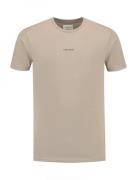 Pure Path 10111 53 taupe kleur essential logo t-shirt -  p