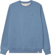 Revolution Regular crewneck darkblue melange