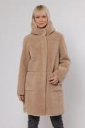 Rino & Pelle Reversible hooded coat zand