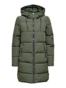 Only Onldolly long puffer coat otw noos army