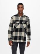 Only & Sons Onsmilo ls check overshirt noos