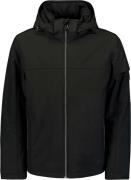 No Excess Jacket short fit hooded softshell s black