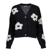 Geisha 44506-10 999 vest flowers black/off-white