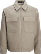 Jack & Jones Jprccrussel wool blend jacket sn greige