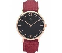 Kapten & Son Black bordeaux canvas campina 4251145201777