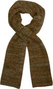 No Excess Scarf 3 coloured melange rib caramel