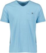 No Excess T-shirt korte mouw v-hals aqua