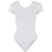 Urban Classics Dames stretch jersey organic bodysuit (set van 2)