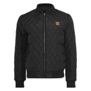 Urban Classics Heren diamond nylon gewatteerd jasje