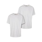 Urban Classics Heren basis organisch katoenen t-shirt (set van 2)