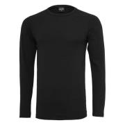 Urban Classics Heren stretch fitted t-shirt met lange mouwen