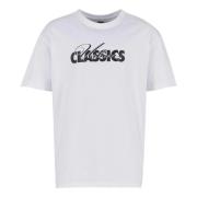 Urban Classics Heren cursief logo zwaargewicht oversized t-shirt