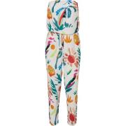 Urban Classics Dames fruit viscose bandeau jumpsuit