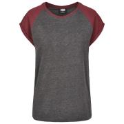 Urban Classics Dames contrast raglan t-shirt