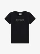 Guess Meisjes shirt logo zwart