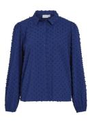 Vila vibrietta l/s shirt/r 14102572 mazarine