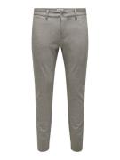 Only & Sons onsmark slim ditsy 020934 pant noos 22030256 chinchilla