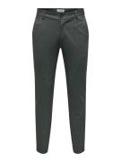 Only & Sons onsmark slim 02093 herringbone pant 22026836 black