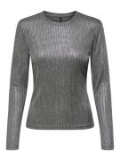 Only onlmirinda life l/s o-neck top jrs 15333626 dark grey