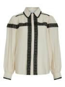 Vila Vidola ls shirt ecru