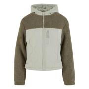 Urban Classics Dames crinkle fleece jas