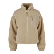 Urban Classics Dames sherpa fleece jas