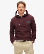 Superdry Essential hoodie yfy rich deep burgundy heren sweater hoodie