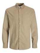 Jack & Jones Jjeclassic cord shirt ls sn zand