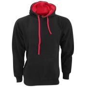 FDM Unisex contrasterende hooded sweatshirt / hoodie (300 gsm)