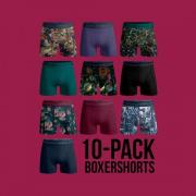 Muchachomalo Men 10-pack boxer short print/ print/purple/blu heren box...