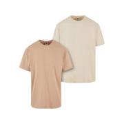 Urban Classics Heren zwaargewicht oversized t-shirt (set van 2)