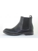 Giorgio 67409 zwart leren boots met rubber zool