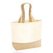 Westford Mill Jute basis canvas tote