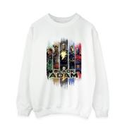 DC Comics Heren zwart adam jsa complete groep sweatshirt