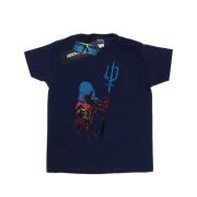 DC Comics Heren aquaman strijd silhouet t-shirt