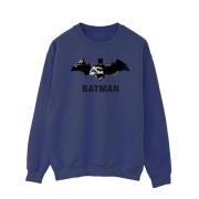 DC Comics Heren batman zwart staar logo sweatshirt