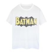 DC Comics Dames batman retro shield fade distress katoenen vriendje t-...