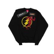 DC Comics Dames the flash running emblem sweatshirt