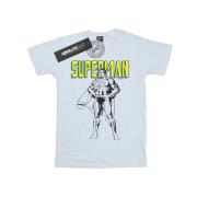 DC Comics Dames superman mono action pose katoenen vriendje t-shirt