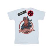 Marvel Avengers Dames deadpool gun finger katoenen vriendje t-shirt