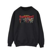 DC Comics Heren dc league of super-pets groep logo sweatshirt